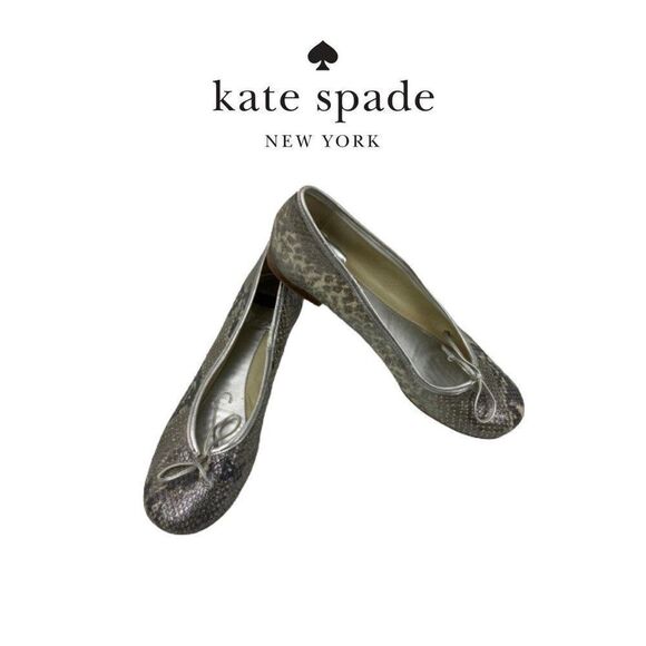 Kate Spade Flat Animal Print Shoes Sz 8.5B - Picture 1 of 5